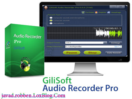 دانلود GiliSoft Audio Recorder Pro v6.3.0 - نرم افزار ضبط صدا